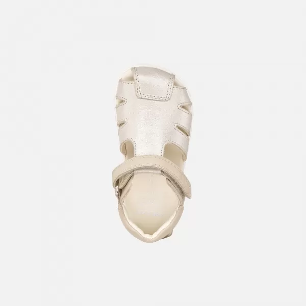  Dekliški sandali GEOX SANDAL STEPPIEUP B656QA0CR85C5000 BEŽ 