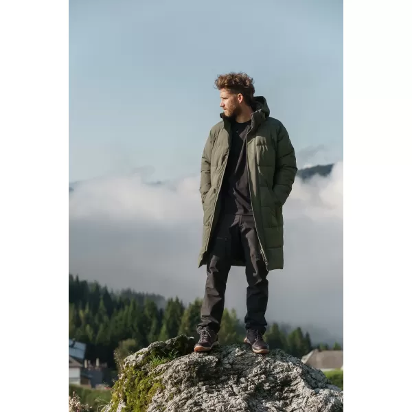  Moški zimski plašč NORDBLANC LOOM NBWJM8255 VOJAŠKO ZELENA 