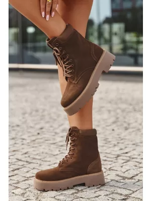 Ženski čevlji BIG STAR SS274792 BROWN/BEIGE Big Star Shoes