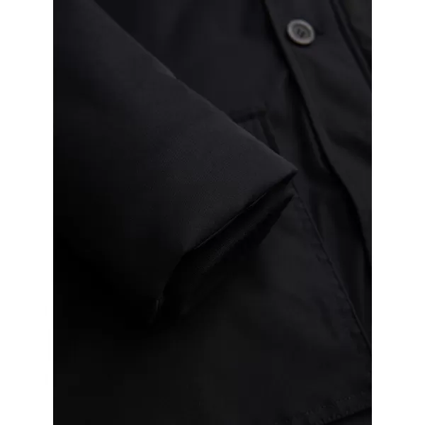  Moška parka OMBRE OM-JAPJ-0287 ČRNA 