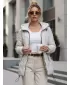Ženska jakna DSTREET TY5610 SVETLO SIVA