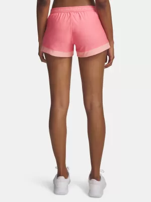 Ženske kratke hlače UNDER ARMOUR TECH PLAY UP 3IN COLORBLOCK 6010875-600 ROZA
