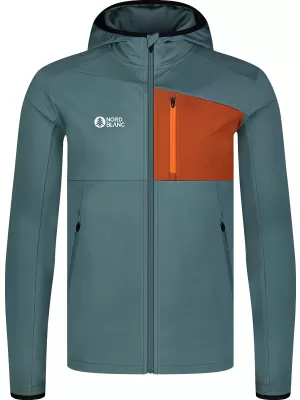 Moški powerfleece pulover NORDBLANC BRACKEN NBWFM8286 TEMNO ZELENA
