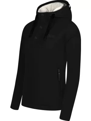 Ženska softshell jakna NORDBLANC SHOAL NBSSL8341 ČRNA