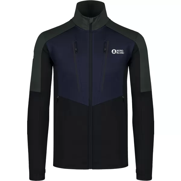  Moški powerfleece pulover NORDBLANC GROAN NBWFM8282 ČRNA 