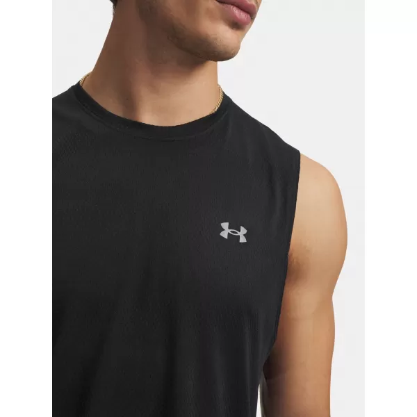  Moški brezrokavnik UNDER ARMOUR UA VELOCITI TANK 6010888-001 ČRNA 