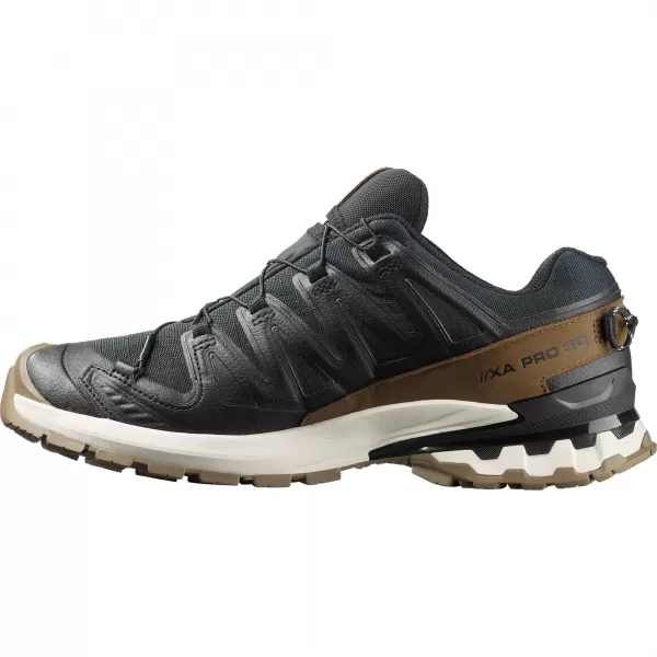  Moški čevlji SALOMON XA PRO 3D V9 GTX LIFELONG M L47963800 ČRNA/KOJOTSKO RJAVA/VANILIJEV LED 