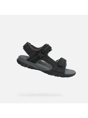 Moški sandali GEOX SPHERICA EC5 G014392 ČRNA