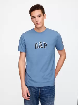 Moška majica s kratkimi rokavi GAP NEW ARCH LOGO TEE 570044-36 MEHKA KORUZNICA