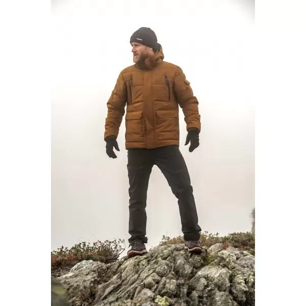  Moška zimska jakna NORDBLANC FYRN NBWJM8257 PUŠTÍKOVA RJAVA 