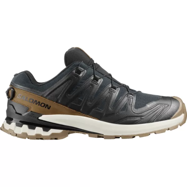  Moški čevlji SALOMON XA PRO 3D V9 GTX LIFELONG M L47963800 ČRNA/KOJOTSKO RJAVA/VANILIJEV LED 