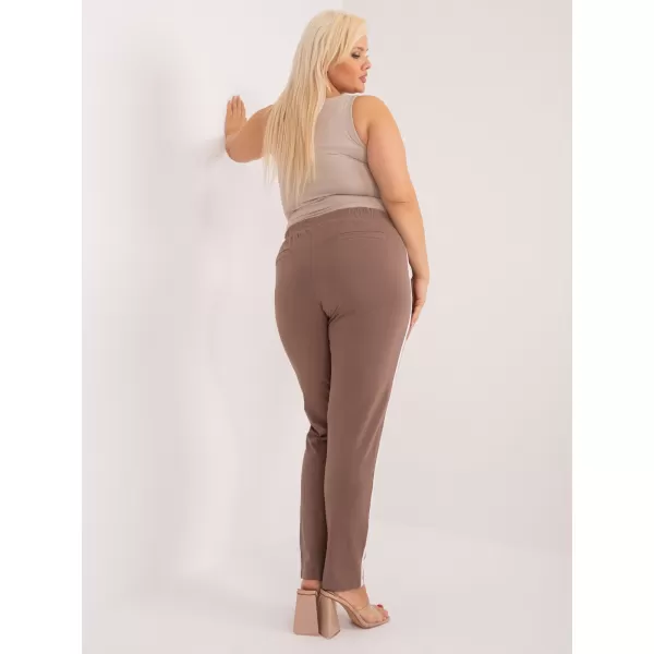 Ženske trenirke BASIC FEEL GOOD RV-DR-6643.95 RJAVA 