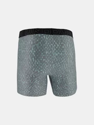 Moške boksarice UNDER ARMOUR UA PERFORMANCE TECH - PRINT 6IN - 1PK 1383875-477 MODRA