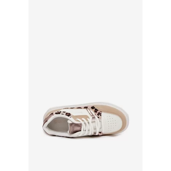  Ženske superge BIG STAR SS274357 WHITE/BEIGE Big Star Shoes 
