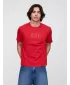 Moška majica s kratkimi rokavi GAP HIGH DENSITY LOGO TEE 782369-02 MODEREN RDEČ LOGOTIP