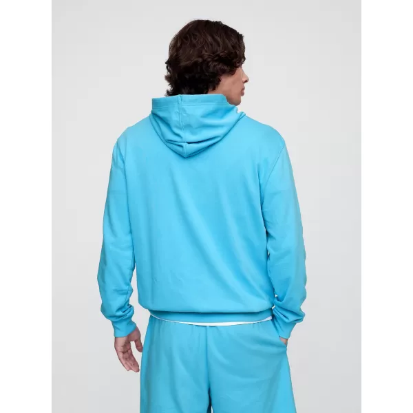  Moški pulover GAP FRENCH TERRY PULLOVER LOGO HOODIE 868460-10 VODNAR 