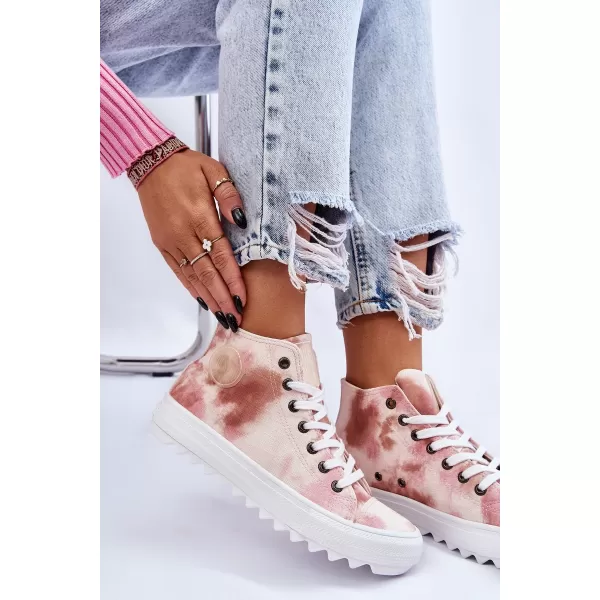  Ženske superge BIG STAR LL274048 BEIGE/NUDE Big Star Shoes 