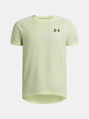 Fantovska majica s kratkimi rokavi UNDER ARMOUR UA TECH TEXTURED SS 1382790-391 ZELENA