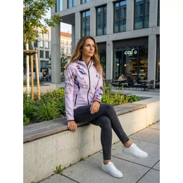  Ženska vrhunska softshell jakna ALTISPORT VOJ/ALW064JACK01 LILA 