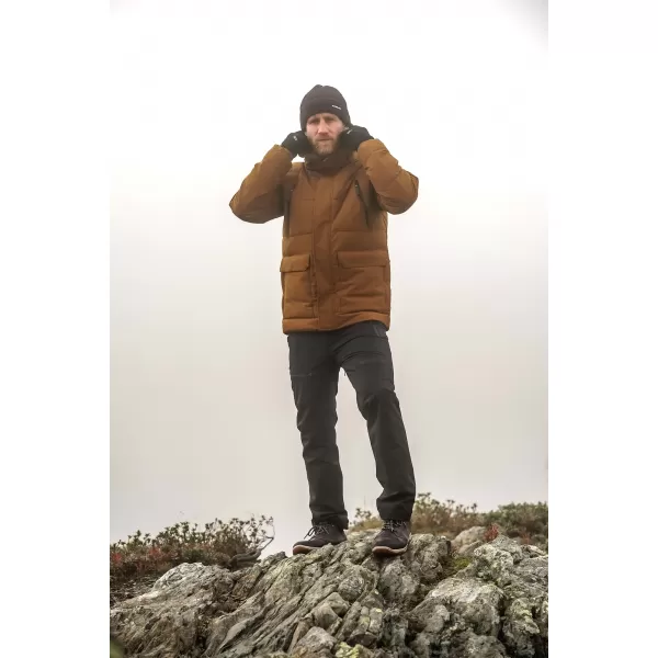  Moška zimska jakna NORDBLANC FYRN NBWJM8257 PUŠTÍKOVA RJAVA 