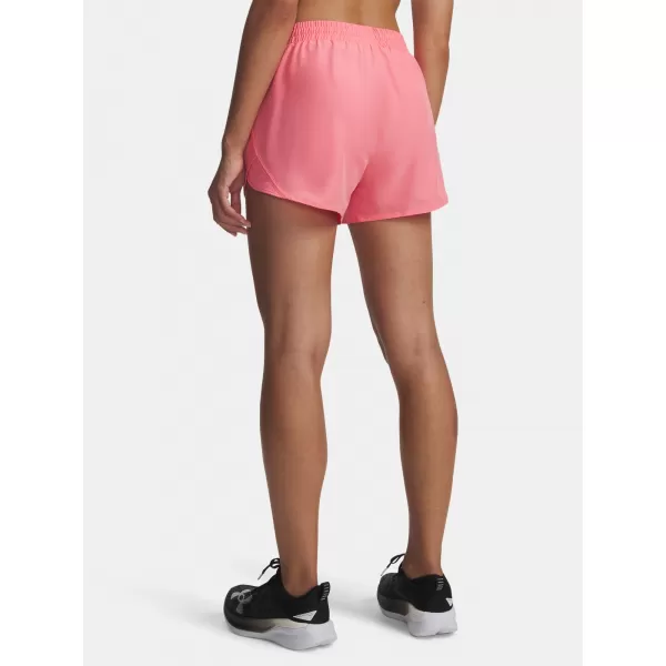  Ženske kratke hlače UNDER ARMOUR UA FLY BY 3'' SHORTS 1382438-602 ROZA 