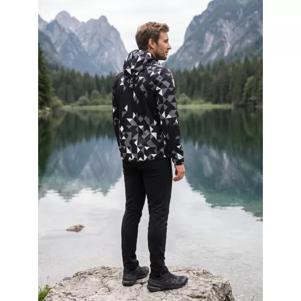  Moška vrhunska softshell jakna ALTISPORT VOJ/ALM108JACK01 ČRNA 