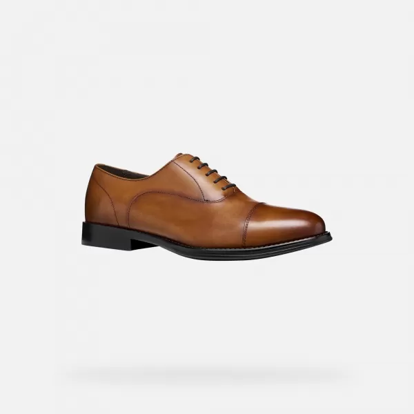  Moški klasični čevlji GEOX BARBERIGO G014410 RJAVA 