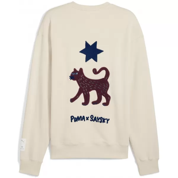  Pulover PUMA UNISEX X SAYSKY LS KNIT 527557-87 ALPSKI SNEG 