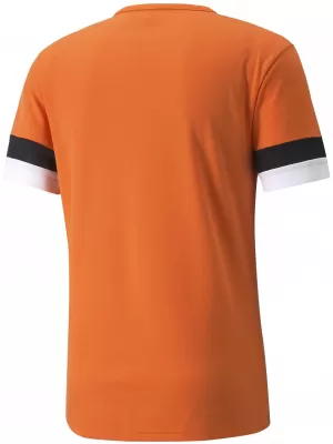 Moška funkcionalna majica PUMA TEAMRISE JERSEY 704932-08 ZLATI MAK/ČRNO/BELO