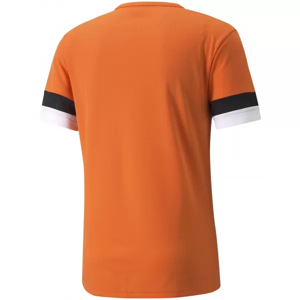  Moška funkcionalna majica PUMA TEAMRISE JERSEY 704932-08 ZLATI MAK/ČRNO/BELO 