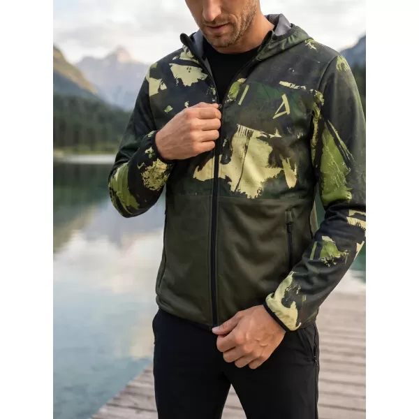  Moška vrhunska softshell jakna ALTISPORT VOJ/ALM125JACK01 MASKA/GRN 