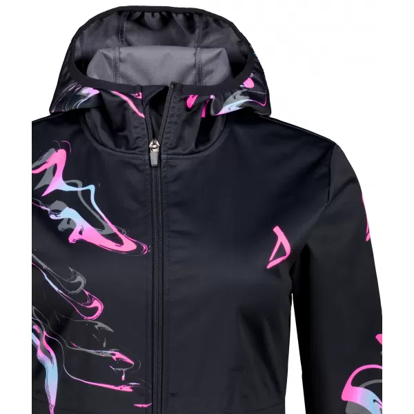  Ženska vrhunska softshell jakna ALTISPORT VOJ/ALW064JACK01 ČRNO ROZA 