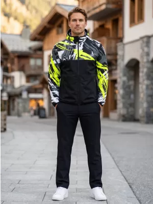 Moška vrhunska softshell jakna ALTISPORT VOJ/ALM039JACK01 ČRNA IN RUMENA
