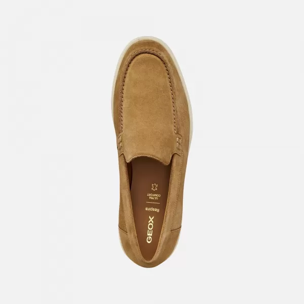  Moški mokasini GEOX SPHERICA EC17 G014396 RJAVA 