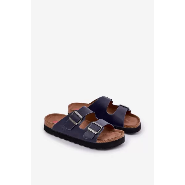  Moški natikači BIG STAR NN174530 MODRI Big Star Shoes 