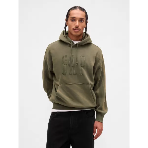  Moški pulover GAP CORP LOGO HOODIE PULLOVER 851641-00 ČRNI MAH 