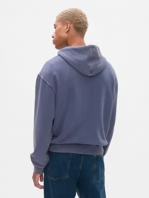 Moški pulover GAP LOGO HOODIE PULLOVER 646027-01 NOČNO NEBO