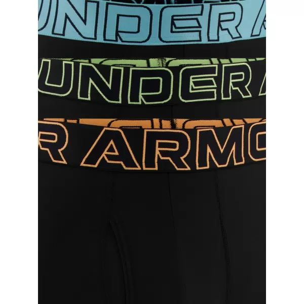  Moške boksarice UNDER ARMOUR UA PERFORMANCE TECH - SOLID 6IN - 3PK 1383878-003 MODRA 