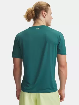 Moška majica s kratkimi rokavi UNDER ARMOUR UA TECH TAPING SS 6012356-339 ZELENA
