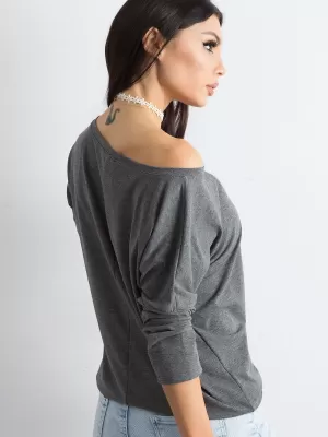 Ženska bluza BASIC FEEL GOOD RV-BZ-4691.36P TEMNO SIVA