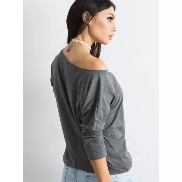  Ženska bluza BASIC FEEL GOOD RV-BZ-4691.36P TEMNO SIVA 