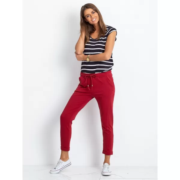  Ženske trenirke BASIC FEEL GOOD RV-DR-3589.06X BORDO 