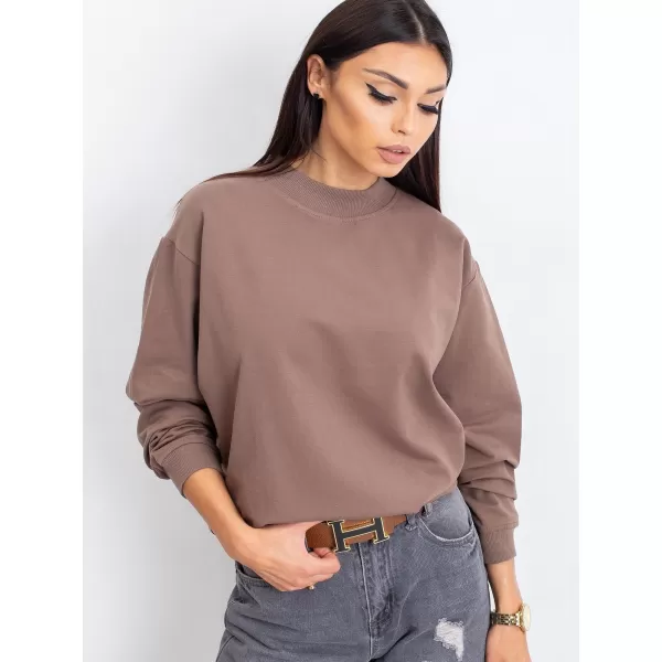  Ženski pulover BASIC FEEL GOOD RV-BL-5185.92P RJAVA 