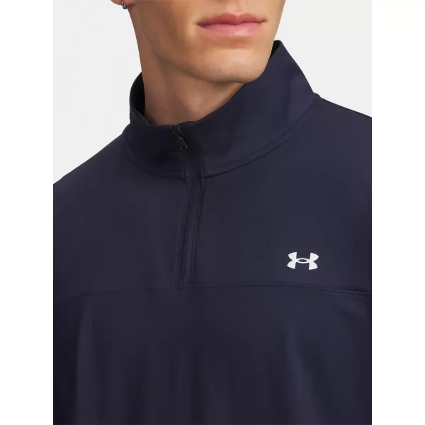  Moška majica s kratkimi rokavi UNDER ARMOUR UA T2G 1/4 ZIP 6010129-410 MODRA 