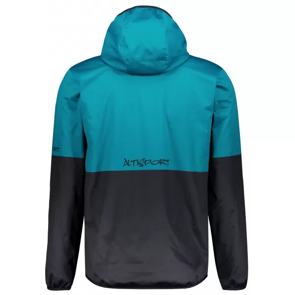  Moška vrhunska softshell jakna ALTISPORT VOJ/ALM051JACK01 KEROZIN/ČRNA 