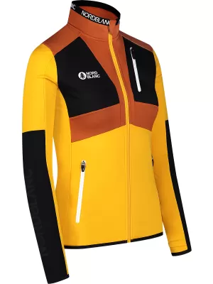 Ženski powerfleece pulover NORDBLANC RIVA NBWFL8289 JANTAR