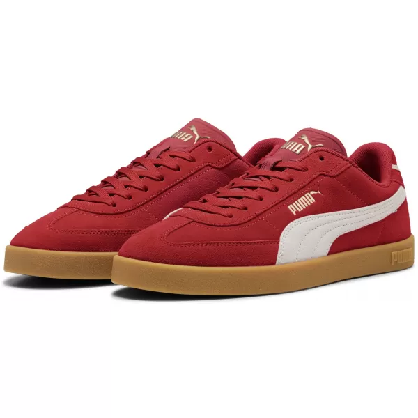  Škornji PUMA CLUB II ERA SUEDE 400717-08 FORATRED/P.WHITE/ FORATRED/P.WHITE/PUMA GOLD 