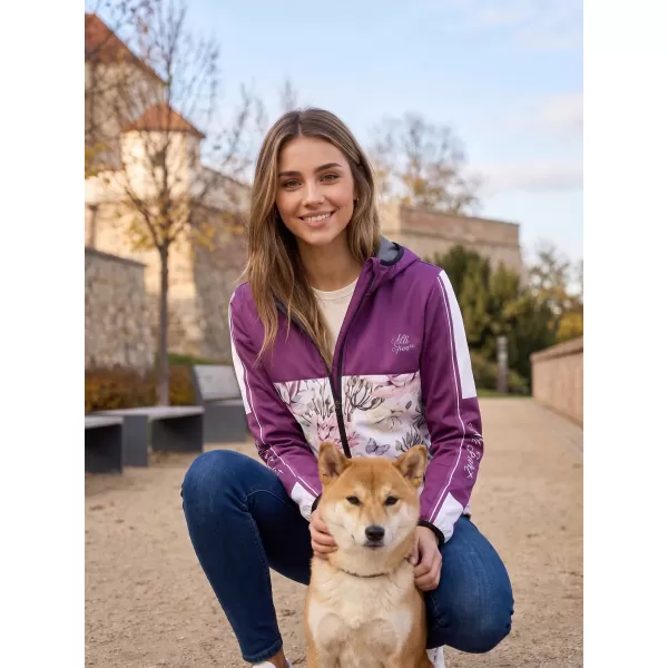 Ženska vrhunska softshell jakna ALTISPORT VOJ/ALW008JACK01 BORDO 