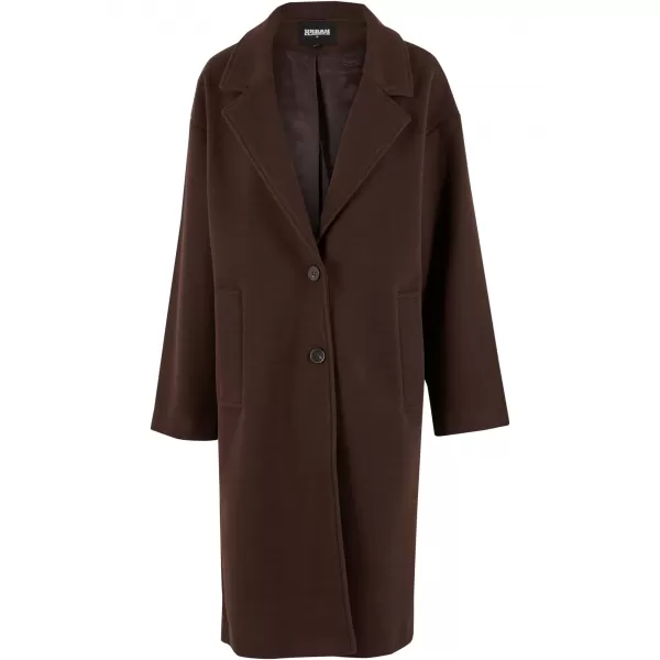  Ženski plašč URBAN CLASSICS TB6073 TOPLA RJAVA 