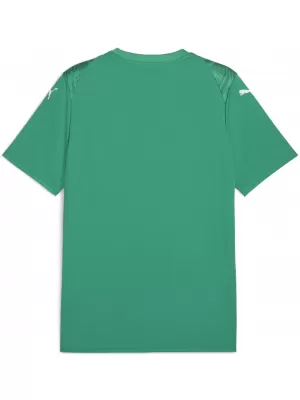 Moška funkcionalna majica PUMA TEAMULTIMATE JERSEY 706280-05 SPORT GREEN/ ŠPORTNO ZELENA/PUMA BELA